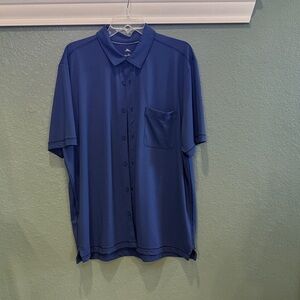 Tommy Bahama Men's Casual Navy Button Down Shirt